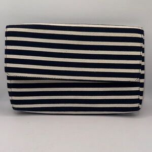 Boden Striped Clutch